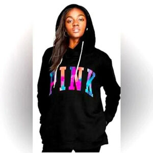 Victoria’s Secret Tie-Dye Black Hoodie